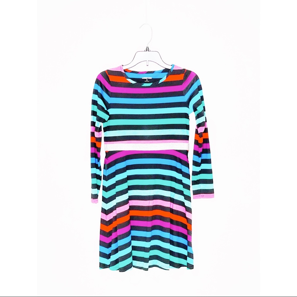 Lands End Dress Girls Sz M (10-12) Multicolor